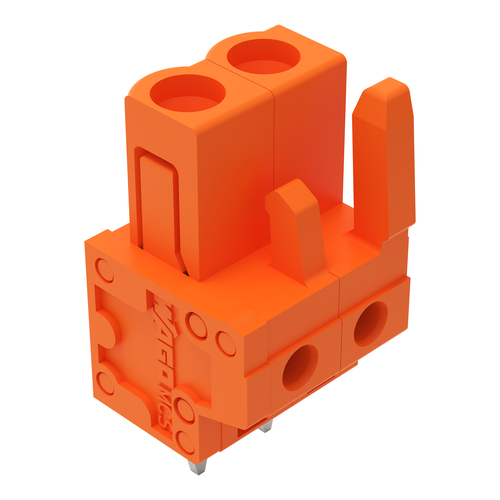 WAGO GmbH & Co. KG THT-Federleiste gerade Maß 5,08mm,orange 232-162