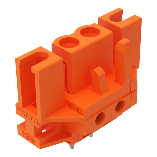 WAGO GmbH & Co. KG THT-Federleiste gerade Maß 5,08mm,orange 232-162/047-000
