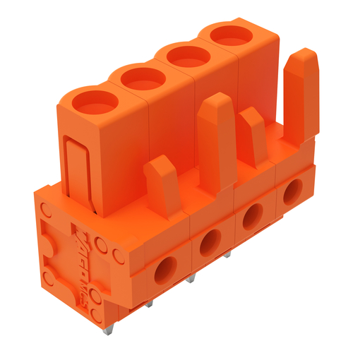 WAGO GmbH & Co. KG THT-Federleiste gerade Maß 5,08mm,orange 232-164