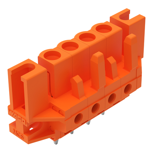 WAGO GmbH & Co. KG THT-Federleiste gerade Maß 5,08mm,orange 232-164/047-000