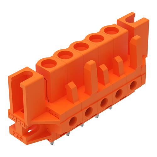 WAGO GmbH & Co. KG THT-Federleiste gerade Maß 5,08mm,orange 232-165/047-000