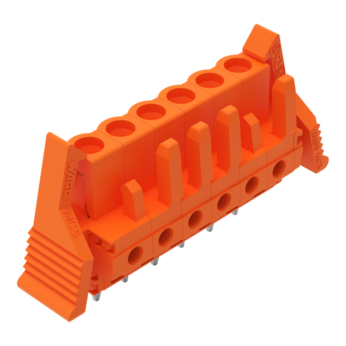 WAGO GmbH & Co. KG THT-Federleiste gerade Maß 5,08mm,orange 232-166/039-000