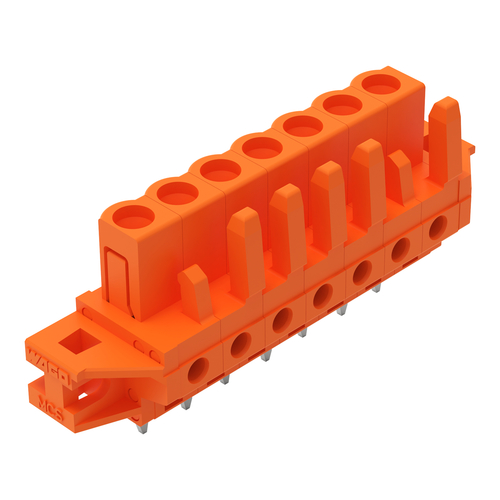 WAGO GmbH & Co. KG THT-Federleiste gerade Maß 5,08mm,orange 232-167/031-000