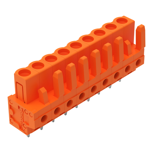WAGO GmbH & Co. KG THT-Federleiste gerade Maß 5,08mm,orange 232-169