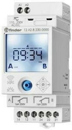 Finder Schaltuhr für Reiheneinbau 12.A2.0.024.0000