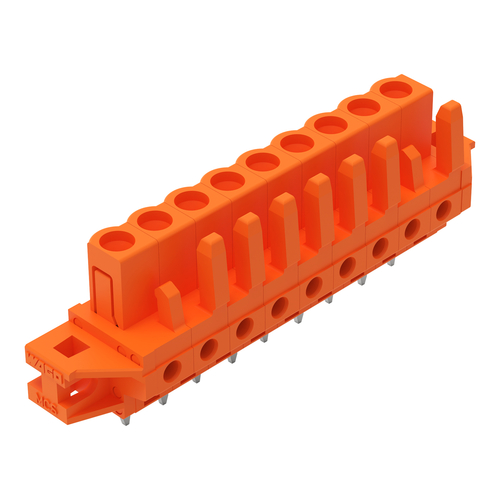 WAGO GmbH & Co. KG THT-Federleiste gerade Maß 5,08mm,orange 232-169/031-000