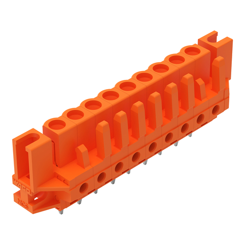 WAGO GmbH & Co. KG THT-Federleiste gerade Maß 5,08mm,orange 232-169/047-000