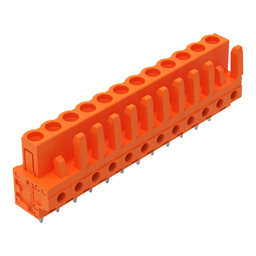 WAGO GmbH & Co. KG THT-Federleiste gerade Maß 5,08mm,orange 232-172