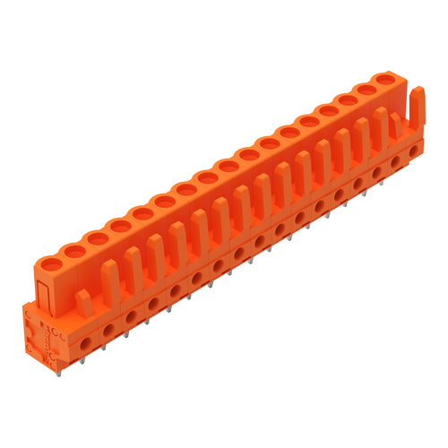 WAGO GmbH & Co. KG THT-Federleiste gerade Maß 5,08mm,orange 232-177
