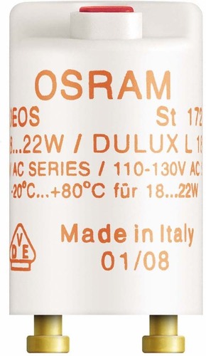 Osram LAMPE Starter f.Reihenschaltung 18-22W 230V ST 172 25er
