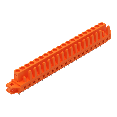 WAGO GmbH & Co. KG THT-Federleiste gerade Maß 5,08mm,orange 232-180/031-000