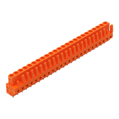 WAGO GmbH & Co. KG THT-Federleiste gerade Maß 5,08mm,orange 232-184