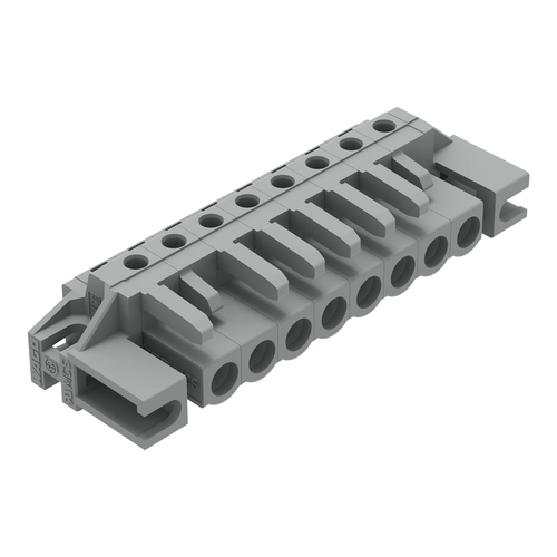 WAGO GmbH & Co. KG THT-Federleiste abgewink. Rastermaß 5mm,grau 232-238/047-000