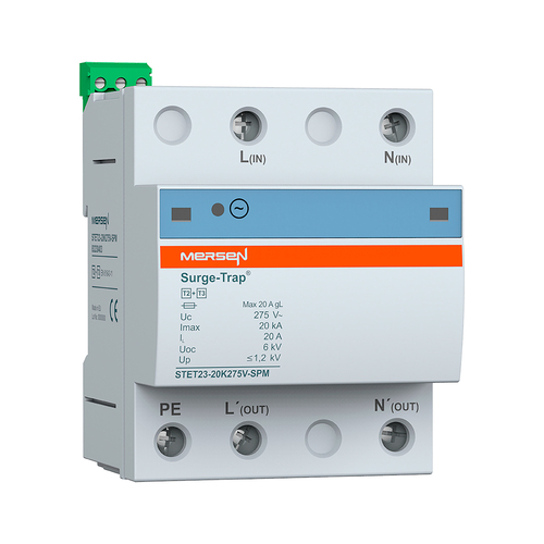 Mersen Überspg.-Ableiter Typ 2+3 20kA Uc275V EMV TT STET23-20K275V-SPM
