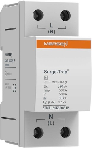 Mersen Überspg.-Ableiter Typ 1 50kA Uc320V L-N 1-p. STMT1-50K320V-1P