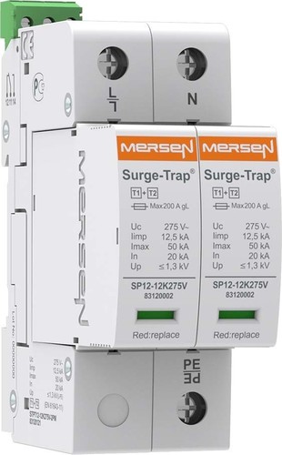 Mersen Überspg.-Ableiter Typ 1+2 12,5kA Uc275V 2+0TNS STPT12-12K275V-2PM