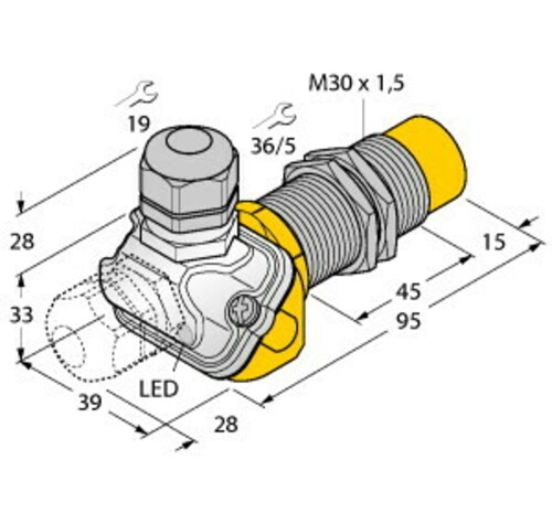Turck Sensor induktiv NI30U-EM30WDTC-AP6X