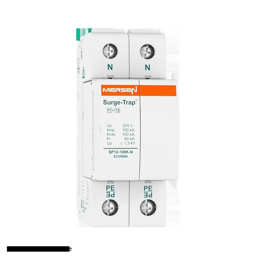 Mersen Überspg.-Ableiter Typ 1+2 50kA Uc255V N 1-pol. STPT12-50K-N