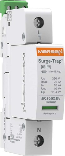 Mersen Überspg.-Ableiter Typ 2+3 20kA Uc150V L-N 1-p. STPT23-20K150V-1PM