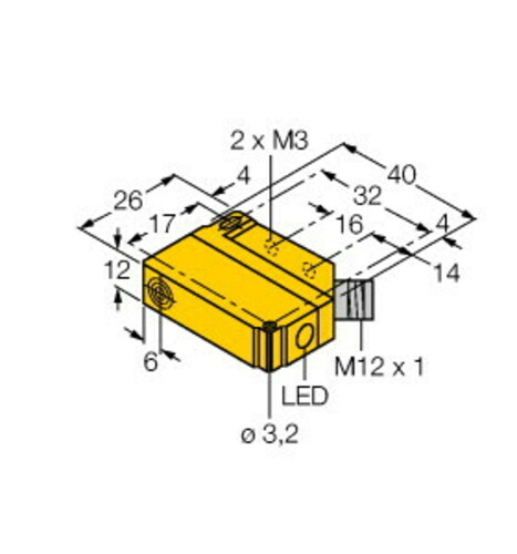 Turck Sensor induktiv BI5U-Q12-AP6X2-H1141