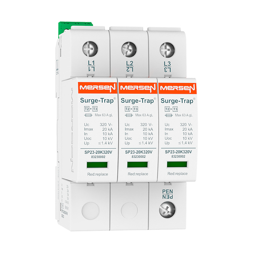 Mersen Überspg.-Ableiter Typ 2+3 20kA Uc320V 3+0 TNC STPT23-20K320V-3PM