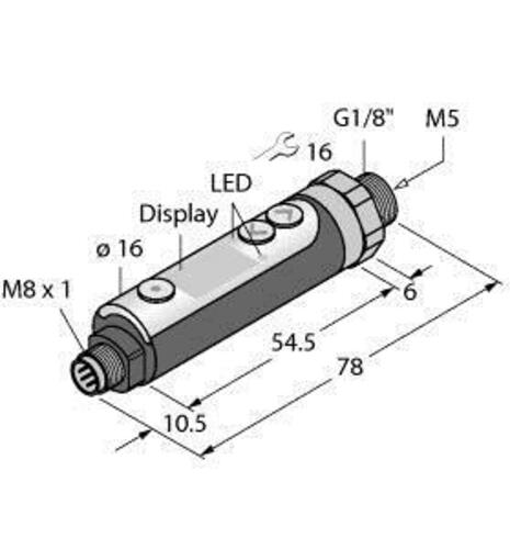 Turck Drucksensor PK01VRP132UP8XV1141