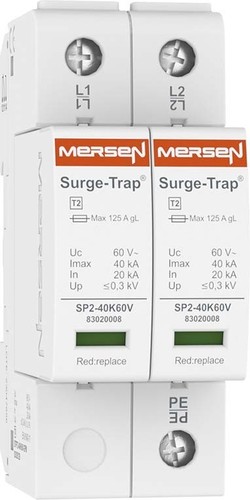 Mersen Überspg.-Ableiter Typ 2 40kA Uc60V 2+0 TNS STPT2-40K60V-2P