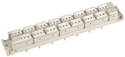 Harting Federleiste Wellenlöt- anschluss gerade 09062152821 Harting Federleiste Wellenlöt- anschluss gerade 09062152821