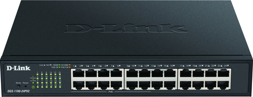 DLink Deutschland 24-Port Gigabit Switch PoE Smart DGS-1100-24PV2