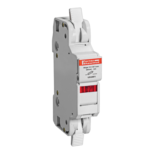 Mersen Sicherungshalter Midget 10x38 30A 1-polig USGM1I
