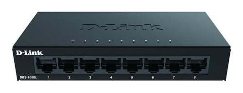 DLink Deutschland 8-Port Gigabit Switch ohne IGMP DGS-108GL/E