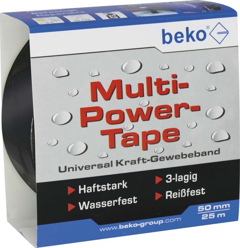 Beko Multi-Power-Tape 50mm x 25m schwarz 262205252