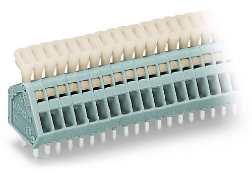 WAGO GmbH & Co. KG Leiterplattenklemme Drücker,0,5mm²,grau 233-236