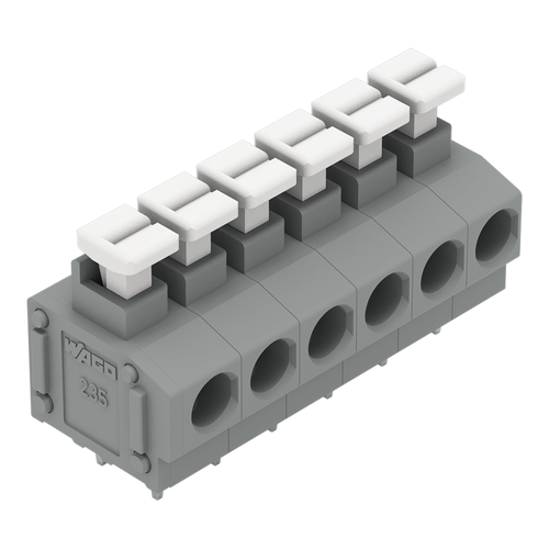 WAGO GmbH & Co. KG Leiterplattenklemme Drücker,1,5mm²,grau 235-406/331-000