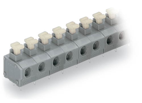 WAGO GmbH & Co. KG Leiterplattenklemme Drücker,1,5mm²,grau 235-503/331-000 WAGO GmbH & Co. KG Leiterplattenklemme Drücker,1,5mm²,grau 235-503/331-000