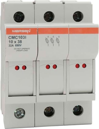 Mersen Sicherungshalter 10x38 AC690V 32A 3-p CMC103I