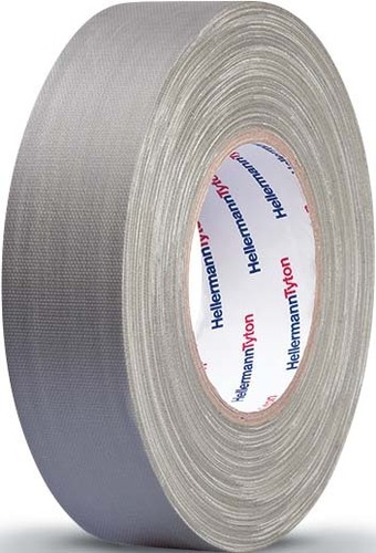 HellermannTyton Gewebeband grau HTAPE TEX GY 19x50m