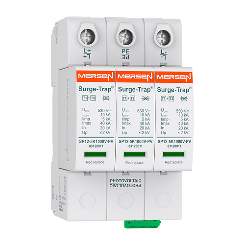 Mersen Überspg.-Ableiter Typ 1+2 5kA Ucpv1060V Y PV STPT12-5K1000V-YPVM Mersen Überspg.-Ableiter Typ 1+2 5kA Ucpv1060V Y PV STPT12-5K1000V-YPVM