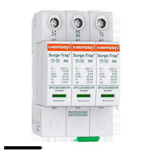 Mersen Überspg.-Ableiter Typ 1+2 5kA Ucpv1500V Y PV STPT12-5K1500V-YPV Mersen Überspg.-Ableiter Typ 1+2 5kA Ucpv1500V Y PV STPT12-5K1500V-YPV