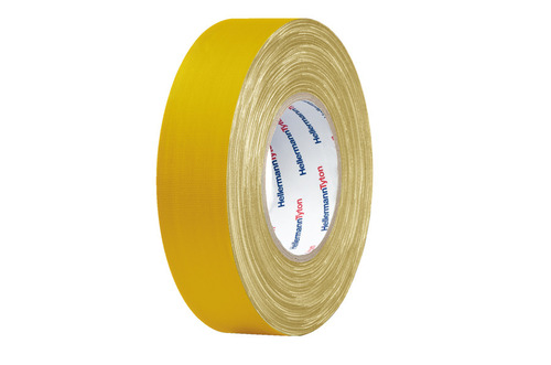 HellermannTyton Gewebeband gelb HTAPE TEX YE 50x50m