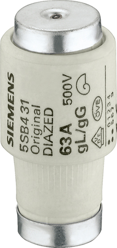 Siemens Dig.Industr. Diazed-Sicherungseinsatz gG DIII 35A 500V 5SB4111