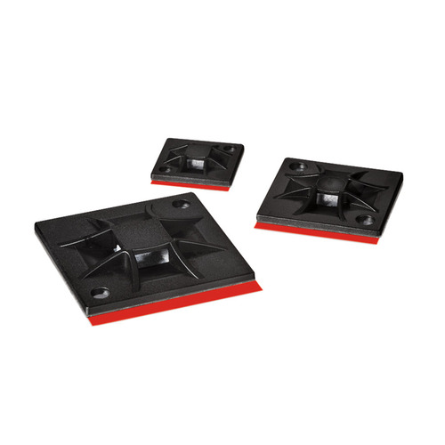 HellermannTyton Befestigungssockel Klebesockel 20x20mm QM20APT-A-PA66-BK