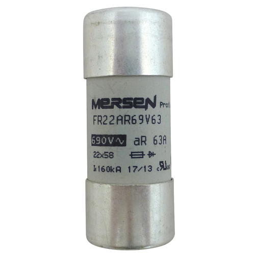 Mersen Sicherungseinsatz 22x58 AC690V 63A FR22AR69V63