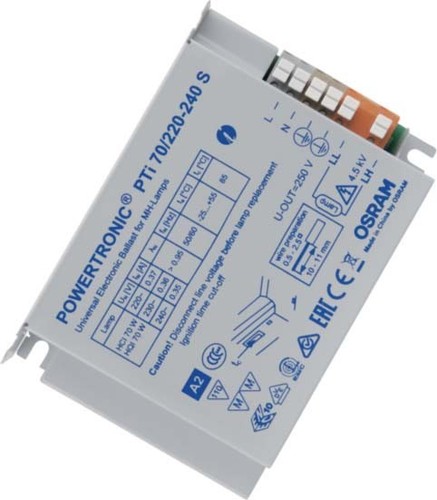 Osram BETRIEBSGERÄTE Elektronischer Trafo PTi 70/220-240 S