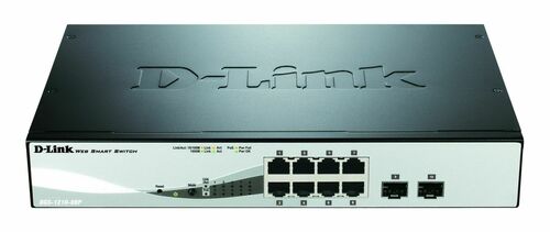DLink Deutschland 8-Port PoE Gigabit Switch Layer 2 managed DGS-1210-08P/E