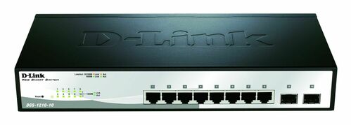 DLink Deutschland 10-Port Gigabit Switch Layer2 Smart DGS-1210-10/E