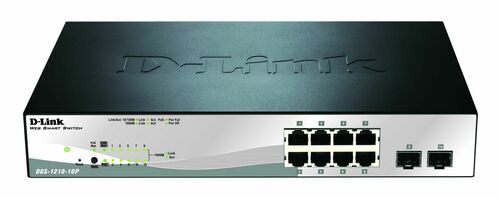 DLink Deutschland 10-Port PoE Gigabit Switch Layer 2 managed DGS-1210-10P/E
