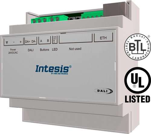 HMS Industrial Intesis DALI Gateway DALI-2 to BACnet IP INBACDAL0640500