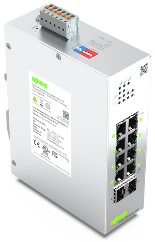 WAGO GmbH & Co. KG Lean-Managed-Switch,8 Ports 1000Base-T 852-1813/010-001