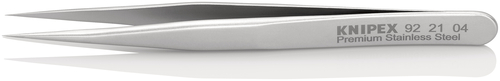 Knipex-Werk Mini-Präzisionspinzette Glatt 90 mm 92 21 04